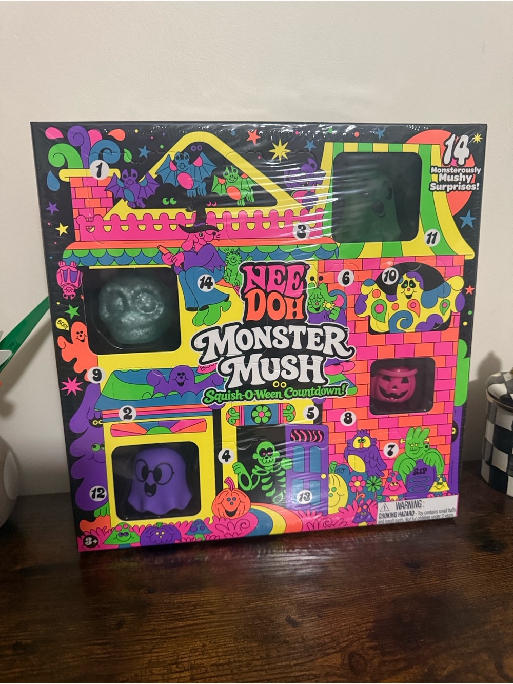 Needoh Monster Mush Squish-O-Ween Countdown - Multicolor